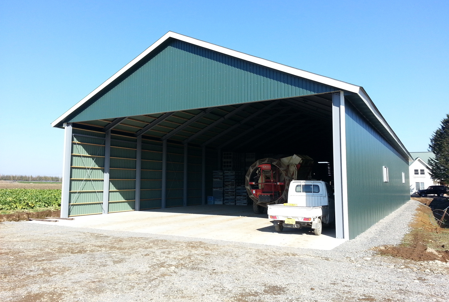 切妻タイプの施工事例