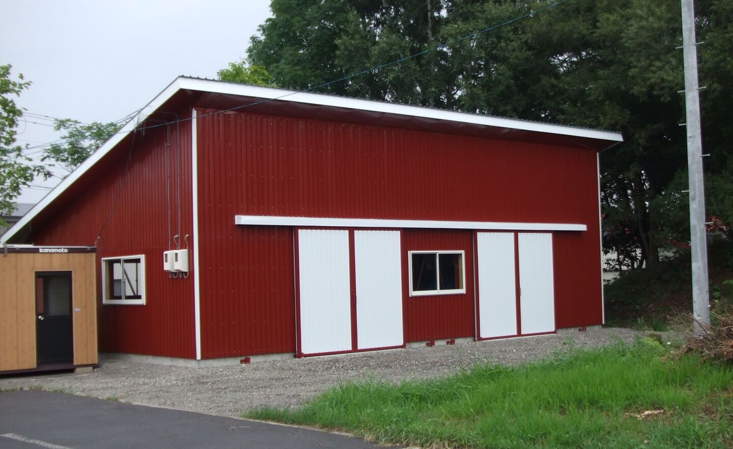 片流れタイプの施工事例