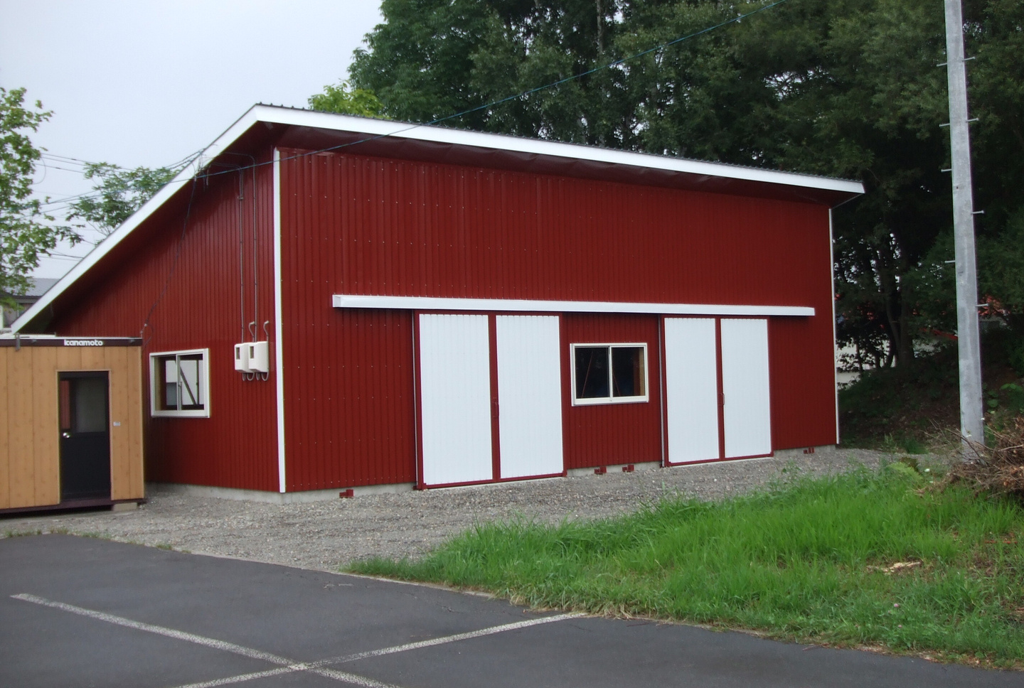 片流れタイプの施工事例